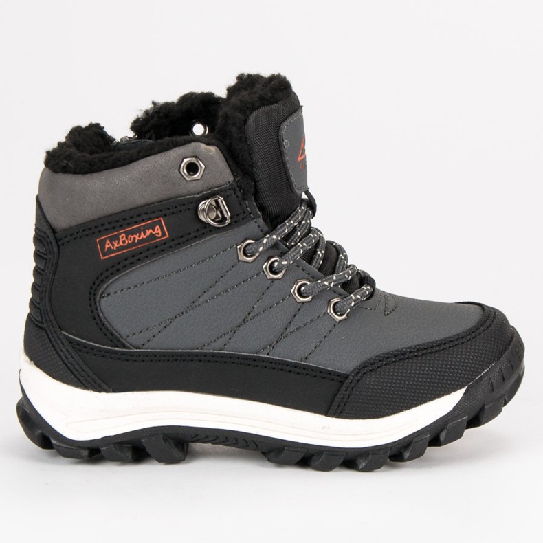 Ax Boxing Calçado quente acima do tornozelo cinza