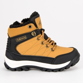 Ax Boxing Calçado quente acima do tornozelo amarelo