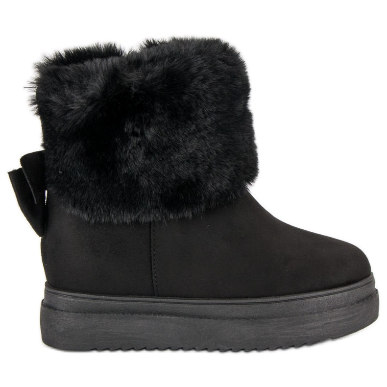 Botas de neve com pelo VINCEZA preto