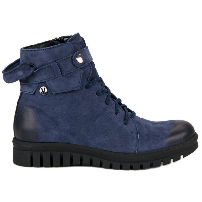 Botas vinceza de trabalho azul marinho
