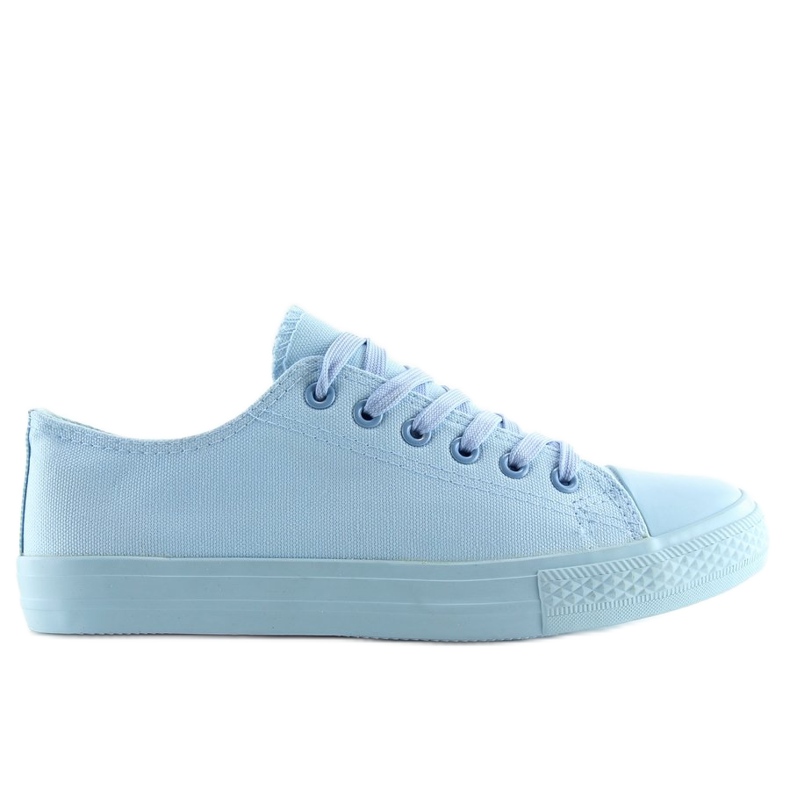 Tênis feminino monocromático azul NB176 L.BLUE