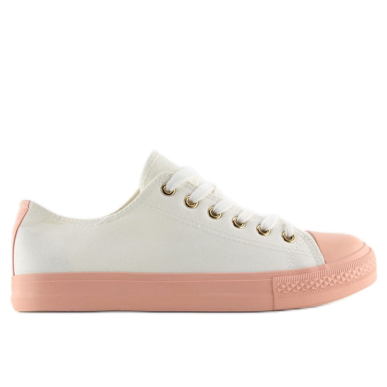 Tênis feminino branco e rosa BL97P BRANCO / ROSA