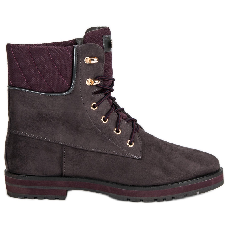 Lucky Shoes Trabalhadores de camurça cinza