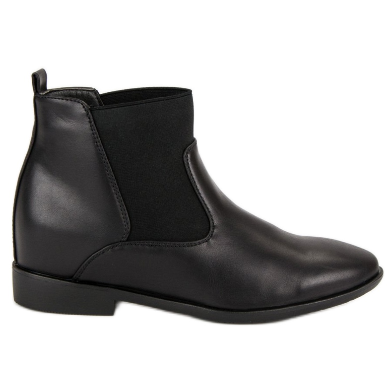 Lucky Shoes Botas Jodhpur elegantes preto