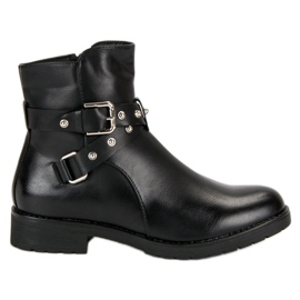 Bella Paris Botas de trabalho elegantes preto Bella Paris Botas de trabalho elegantes preto