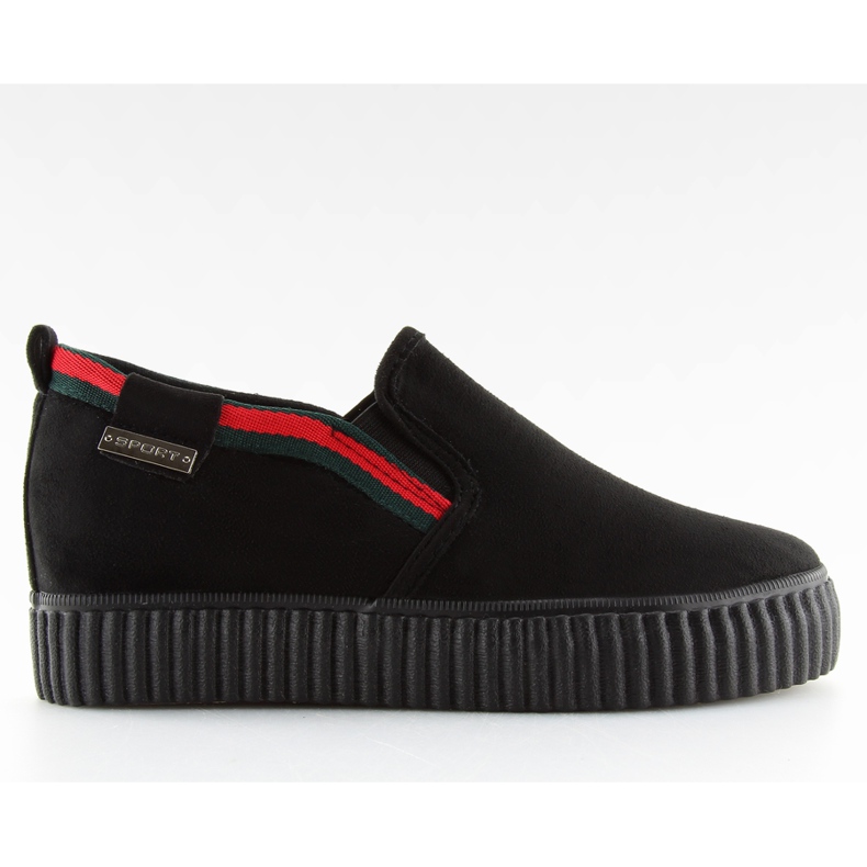 Sapatilhas slip-on preto 107-40 Preto