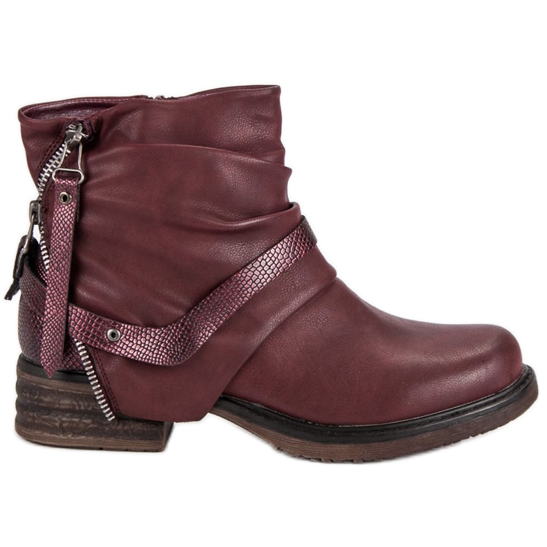 Queentina Trabalhadores Maroon vermelho