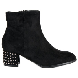 Filippo Botas de camurça elegantes preto