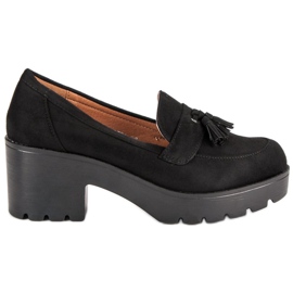 Ch. Creation Sapatos elegantes de mocassim preto