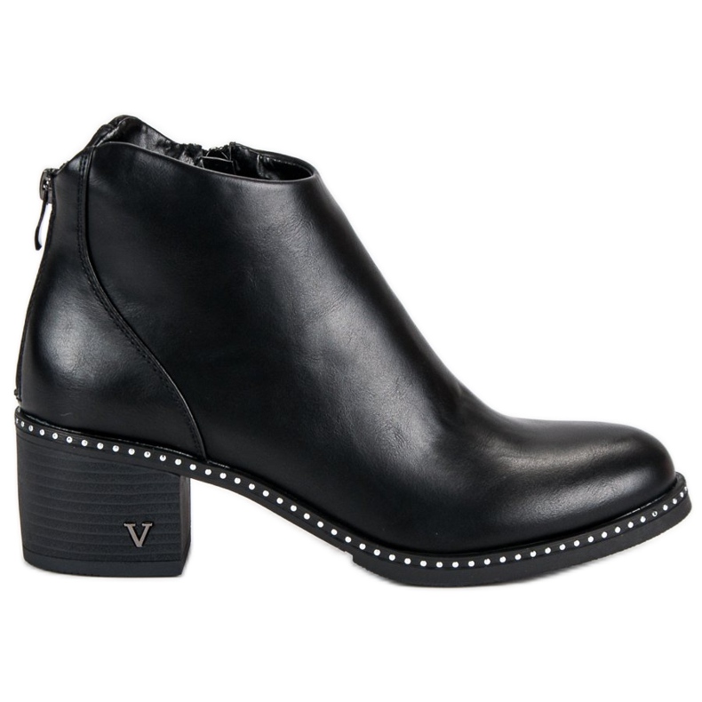 Botas pretas de salto alto VINCEZA preto