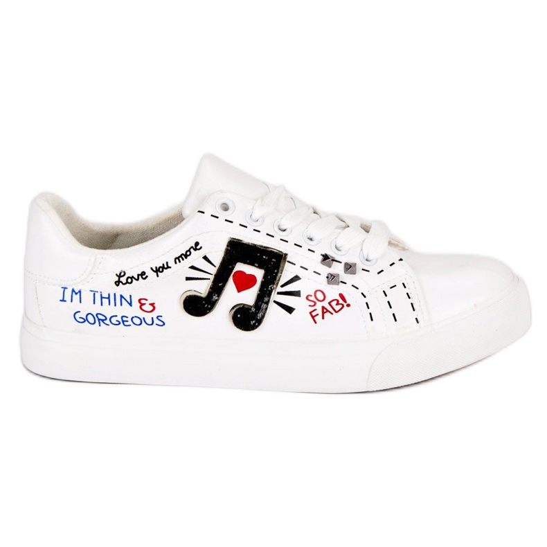 Tênis femininos elegantes branco