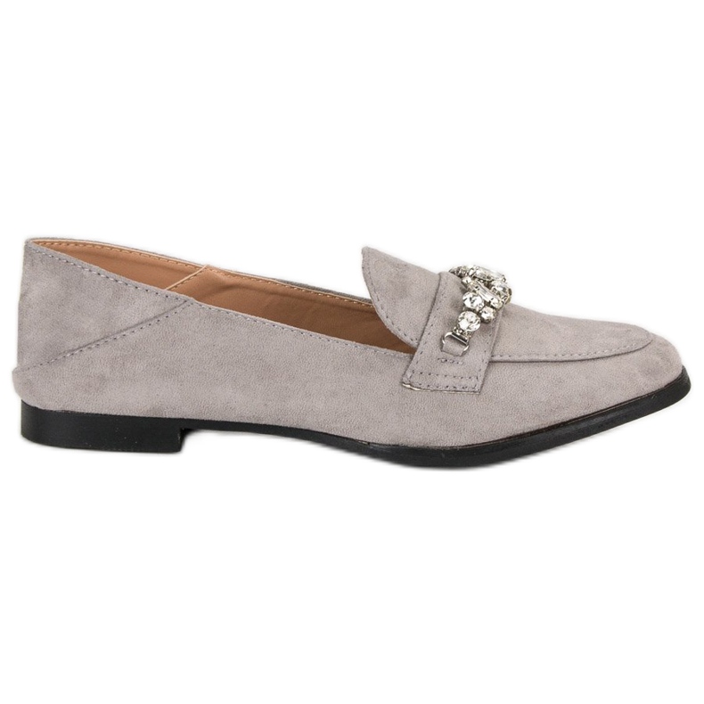 Bestelle Mocassins cinza elegantes