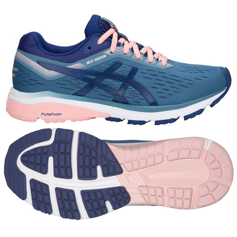 Tênis de corrida Asics GT-1000 7 W 1012A030-400 azul