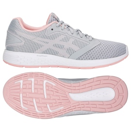 Tênis de corrida Asics Patriot 10 W 1012A117-020 rosa cinza