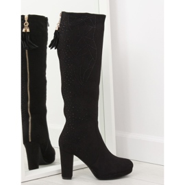 Botas plataforma pretas J22 pretas preto