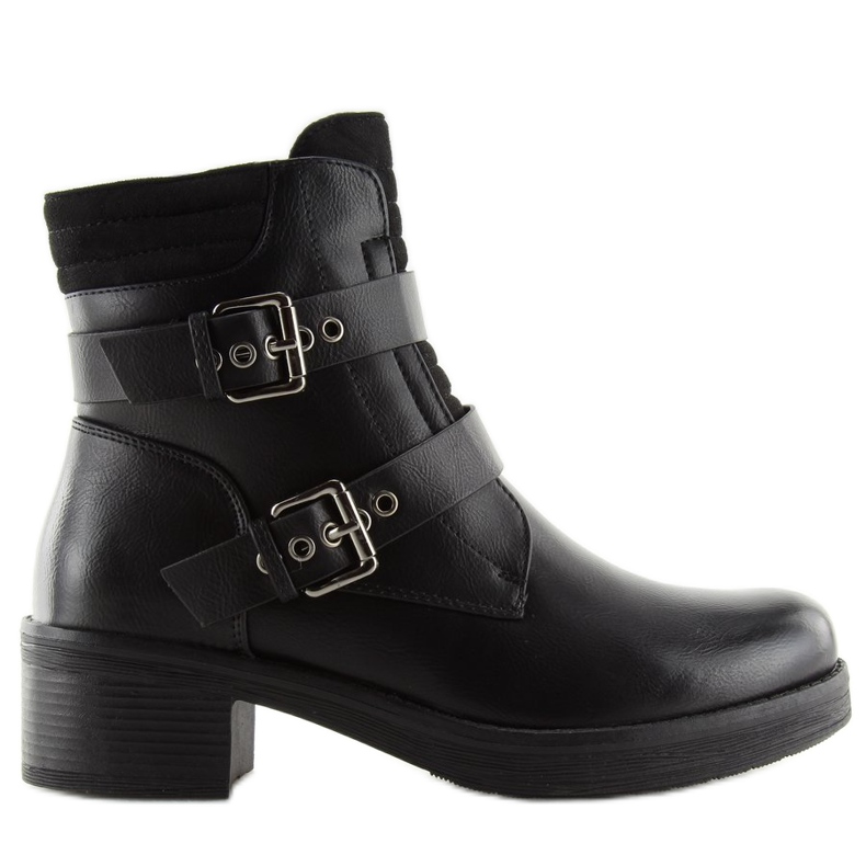 Botas pretas femininas pretas 7B706 pretas preto