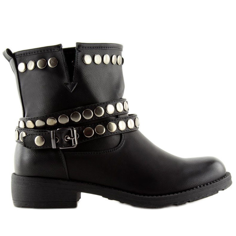 Botas militares pretas A89811 pretas preto