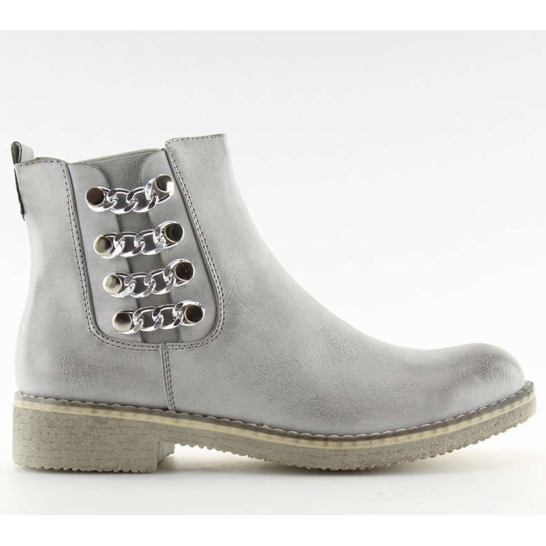 Cinza Botas Jodhpur botas cinza F2333 cinza