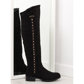 Botas pretas, botas pretas 990-PG pretas preto