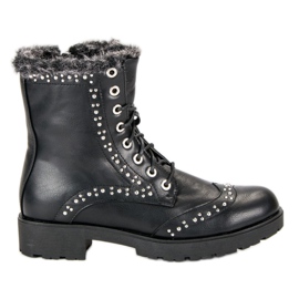 Trabalhadores de rocha com isolamento preto