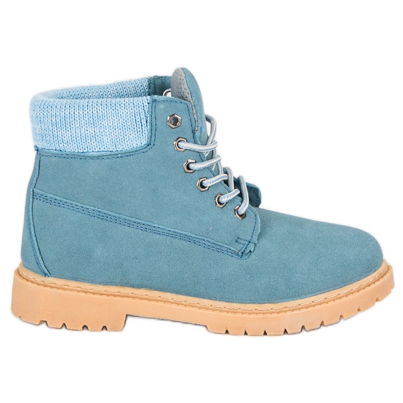 Original Walkman Shoes Botas de couro azul