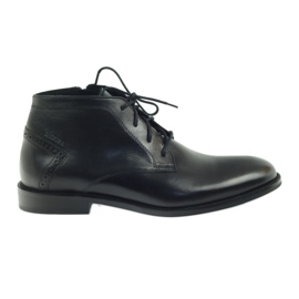 Botas pretas botas de inverno Badura 4663 pretas preto