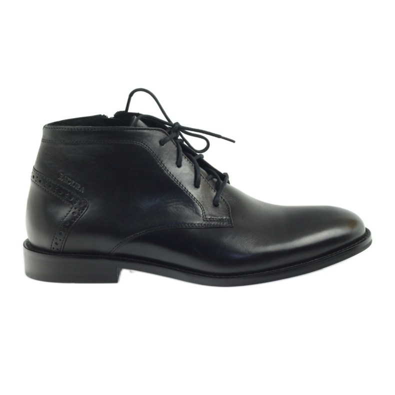 Botas pretas botas de inverno Badura 4663 pretas preto