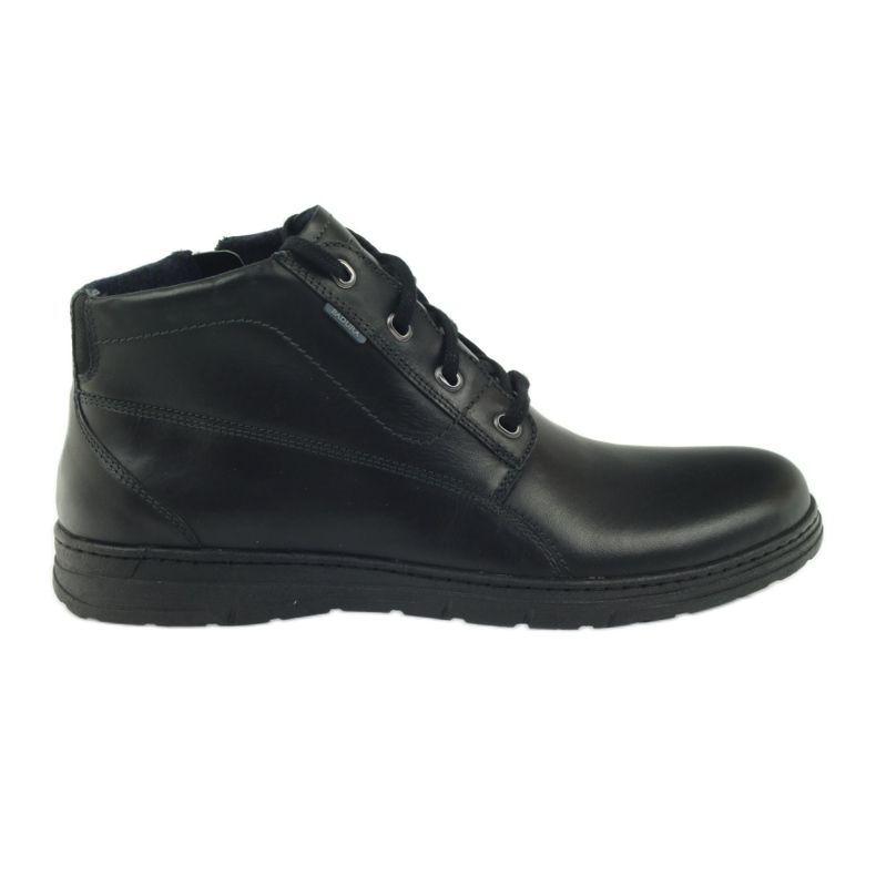 Botas pretas botas de inverno Badura 4655 pretas preto