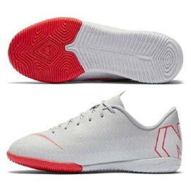 Sapatos de interior Nike Mercurial VaporX 12 Academy Gs Ic Jr AJ3101-060 branco branco Sapatos de interior Nike Mercurial VaporX 12 Academy Gs Ic Jr AJ3101-060 branco branco