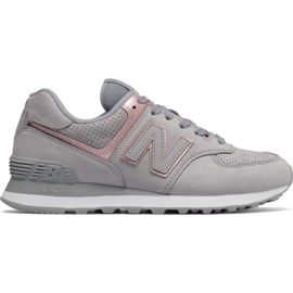 New Balance Céu Ártico Wl574nbn Com Champanhe Metálico cinza New Balance Céu Ártico Wl574nbn Com Champanhe Metálico cinza