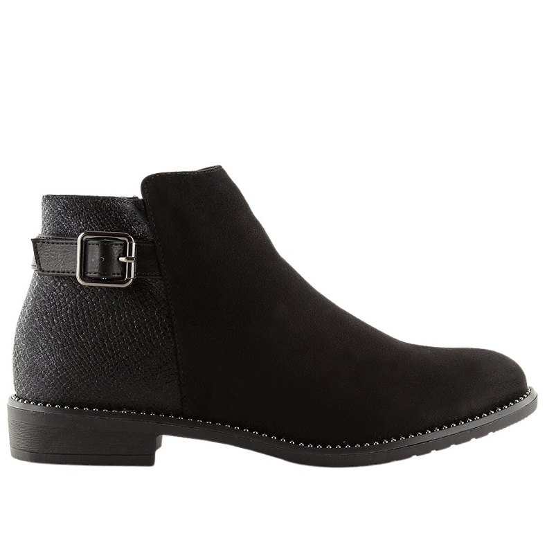 Botas pretas Chelsea para mulheres 3118 pretas preto