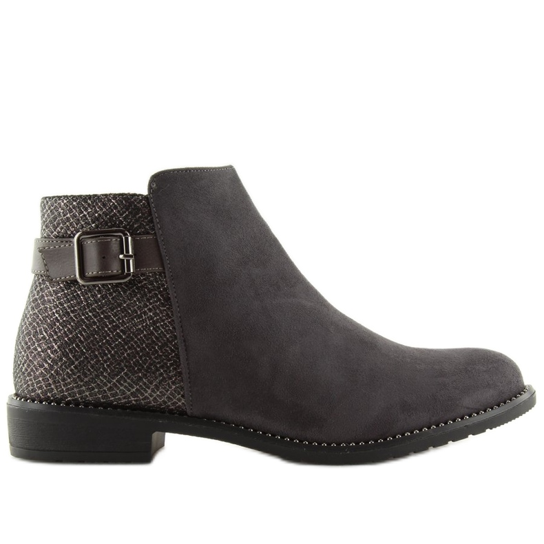 Botas Jodhpur cinza para mulheres 3118 Gray