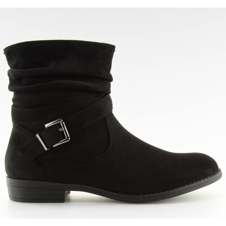 Botas pretas femininas pretas 606-3 pretas preto