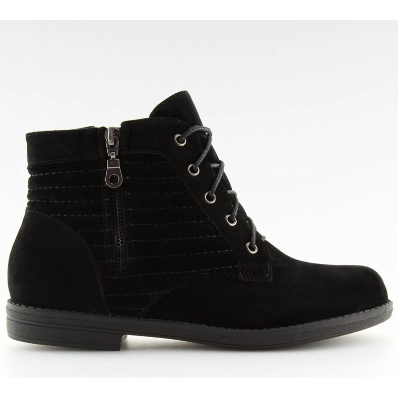 Botas de amarrar preto 881-5 Preto