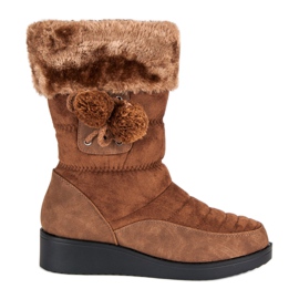 Seastar Botas de neve marrons marrom
