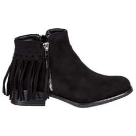 Kayla Boho botas de camurça preto Kayla Boho botas de camurça preto