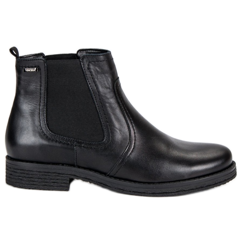 Botas pretas Chelsea da VINCEZA preto