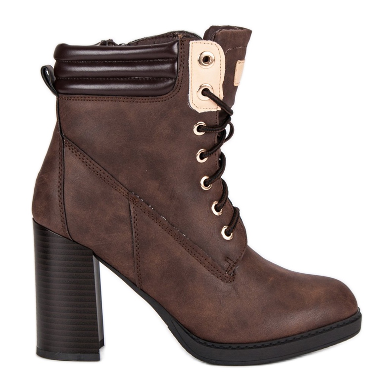 Bello Star Botas de trabalho marrons castanho