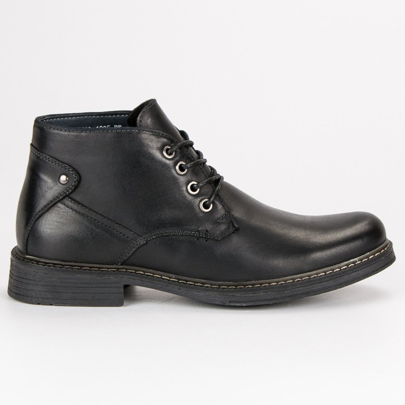 Wolski Botas de homens amarrados preto