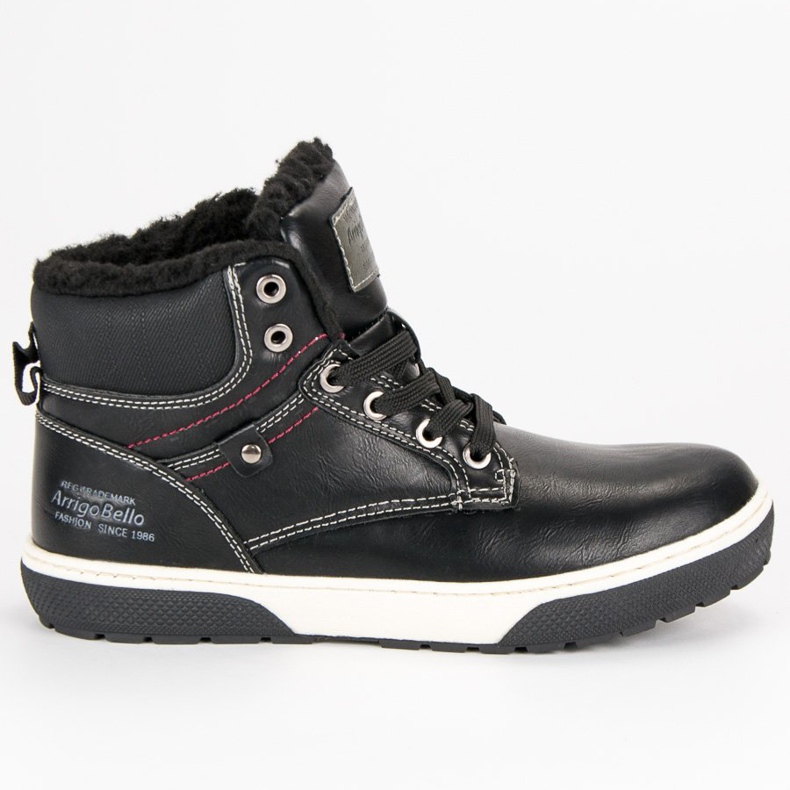 Arrigo Bello Tênis de cano alto preto