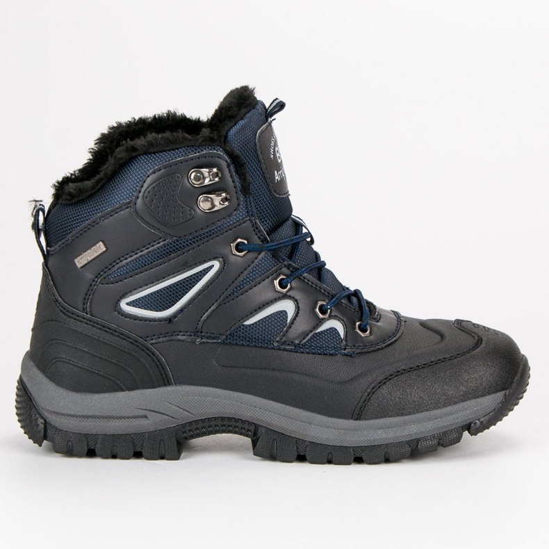 Arrigo Bello Calçado de homem para o inverno azul marinho