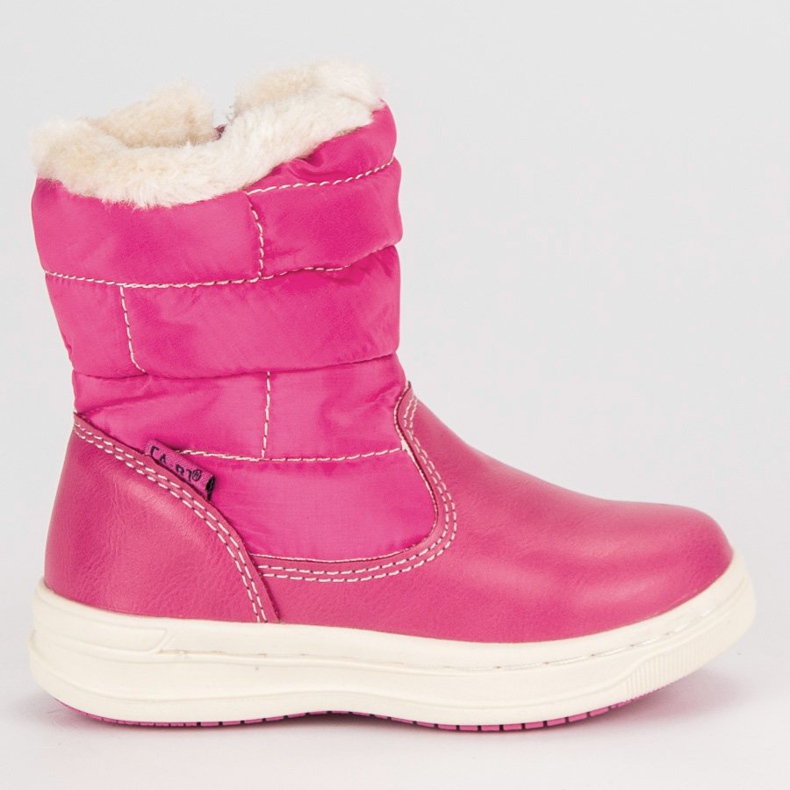 Ax Boxing Botas de neve para crianças rosa