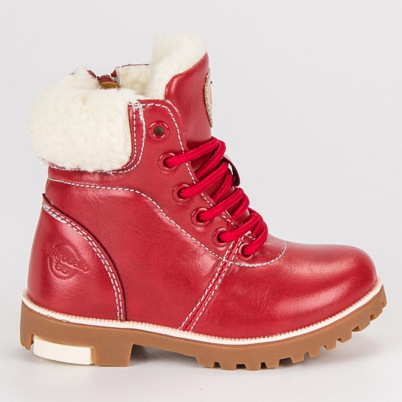 Arrigo Bello Caçadores de zíper vermelho