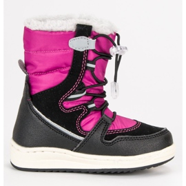 Arrigo Bello Botas de neve aquecidas rosa
