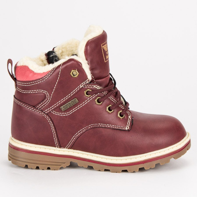 Arrigo Bello Calças com zíper aquecidas vermelho