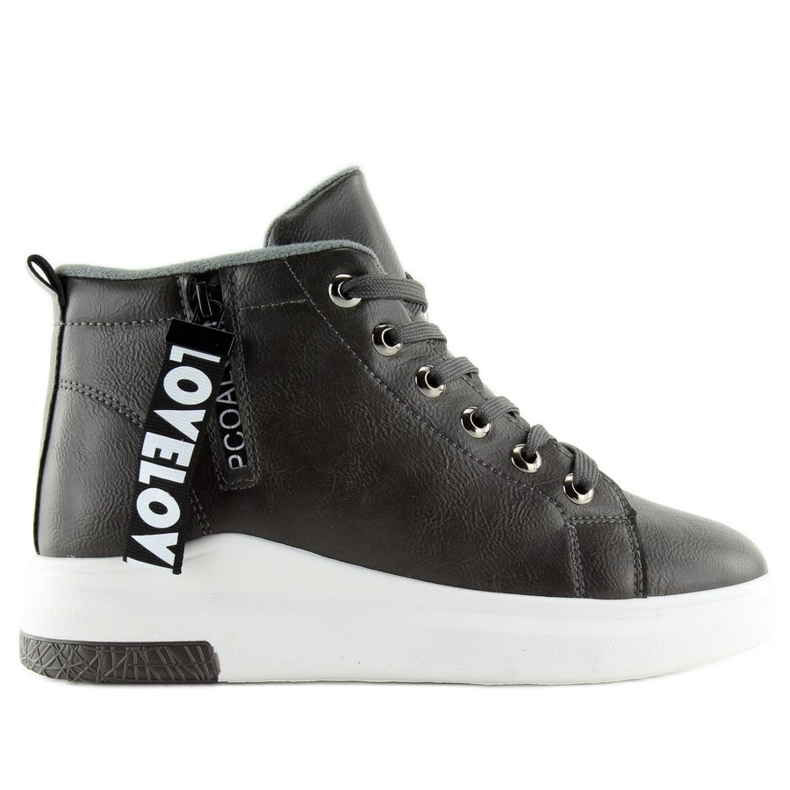 Tênis cinza de cano alto A29 Gray