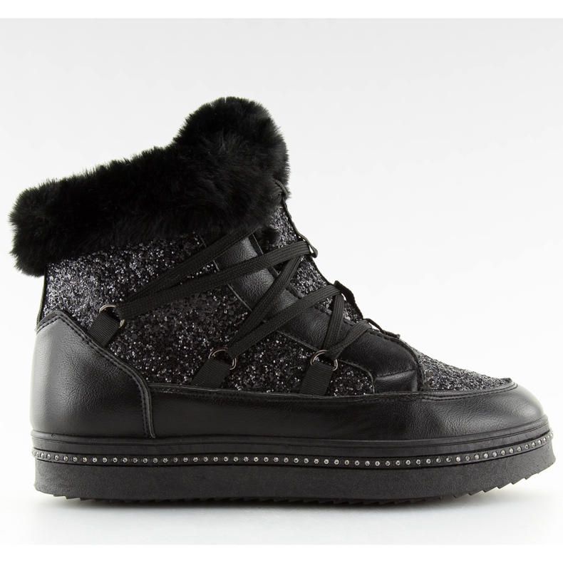 Botas de neve lua negra AX05 preto