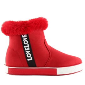 Tênis de cano alto vermelho NB252P Vermelho