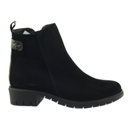Botas de camurça com mosca Arka 7310 preto