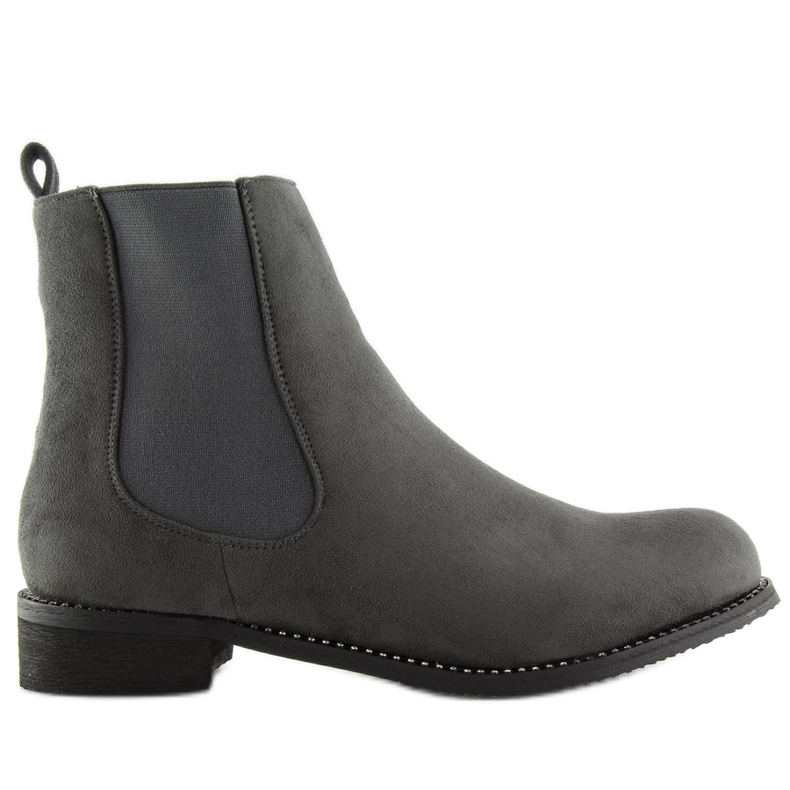 Botas cinza Chelsea para mulheres NS025P Cinza